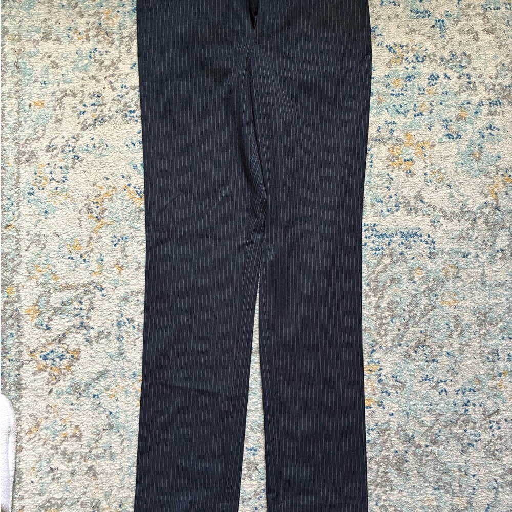 Calvin Klein Black/Navy Pinstripe Dress Pants